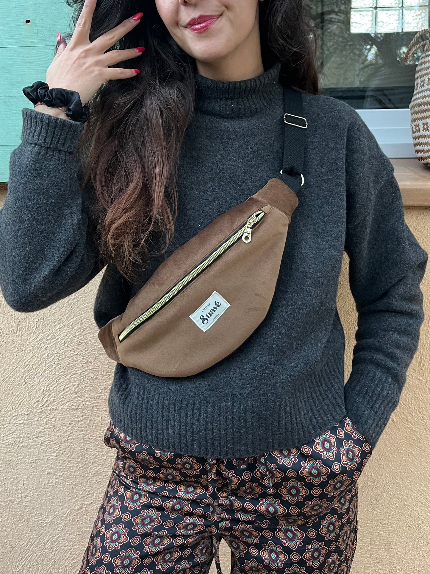 Sac banane Cappuccino (noir)