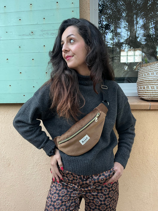 Sac banane Cappuccino (noir)