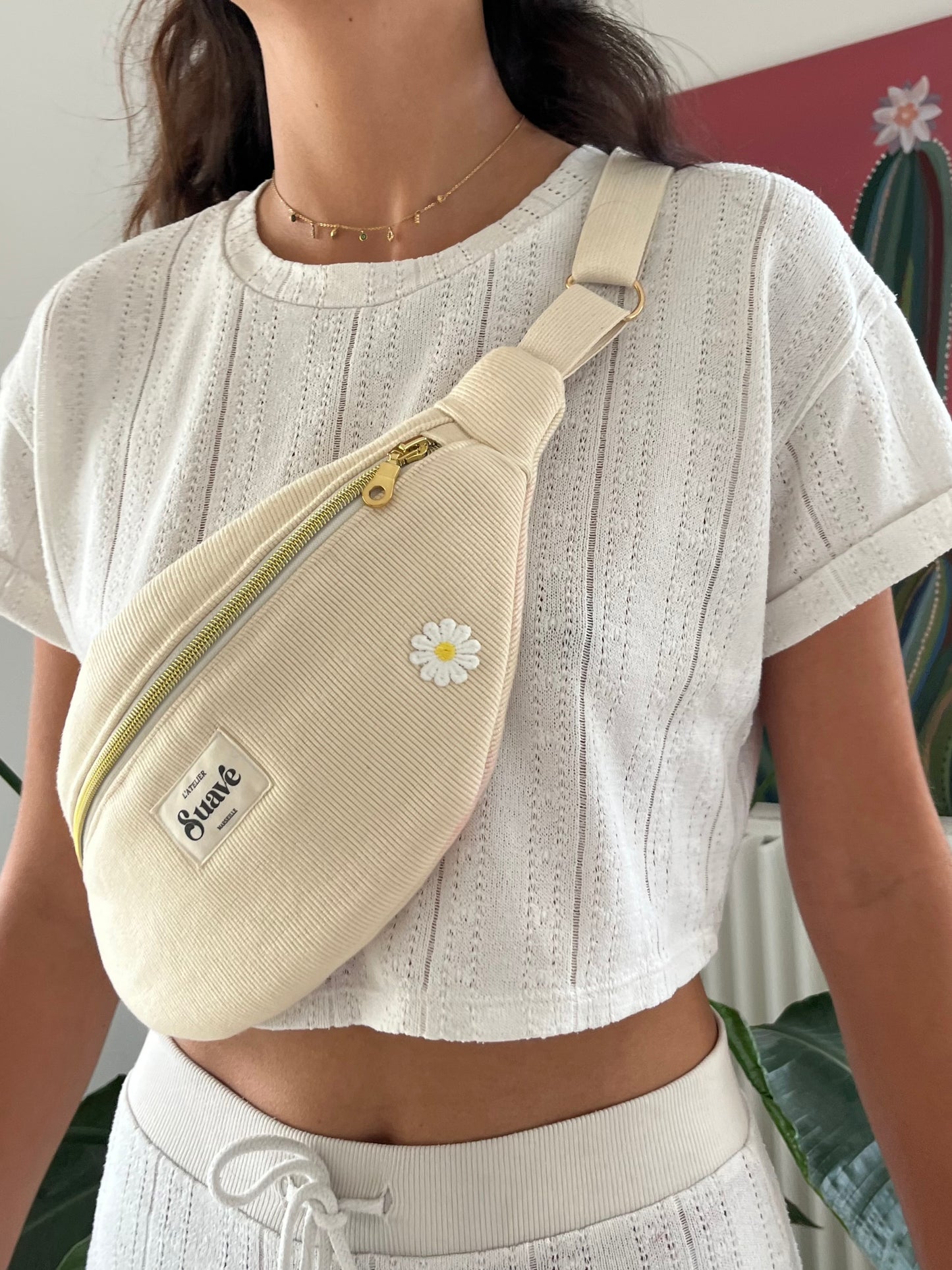Sac banane marguerite